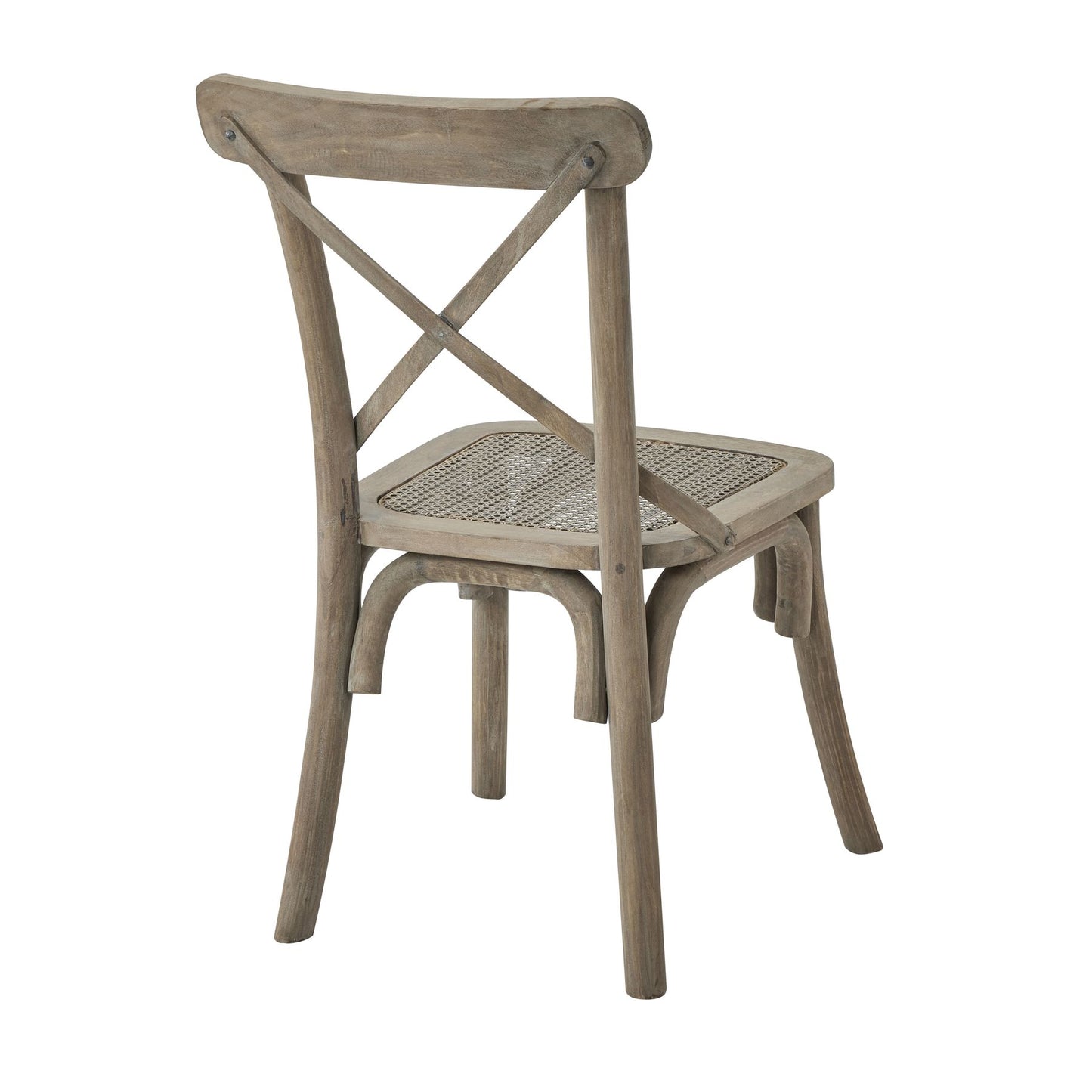 Classic Collection Cross Back Chair With Rush Seat